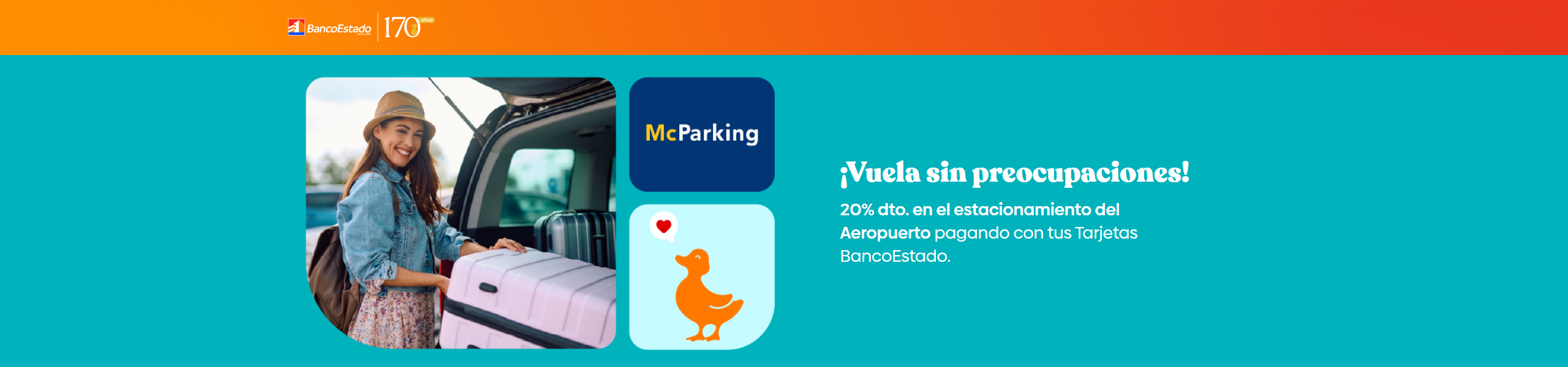 Descuento exclusivo de McParking para clientes Scotiabank en el Aeropuerto de Santiago
